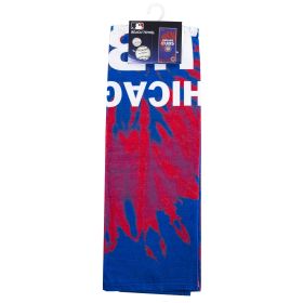 Cubs OFFICIAL MLB "Psychedelic" Beach Towel;  30" x 60"