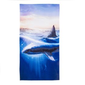 Great White Beach Towel;  30" x 60"