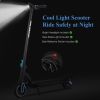 Bosonshop Electric Scooter for Adults Teen Commuting FoldableElectric Kick Scooter  LED Display Headlight 2 Level Adjustable Speeds Double Braking Sys