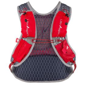 Ultraspire Revolt Hydration Race Vest UltraFlask Water Bottle Included Red Long